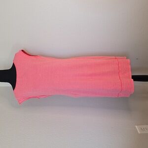 Tommy Bahama REVERSIBLE Cotton Shift Dress in Coral Size S